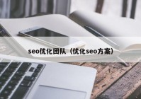 seo优化团队（优化seo方案）